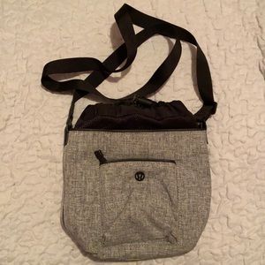 Lululemon Crossbody Grey & Black Bag
